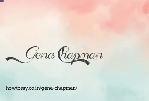 Gena Chapman