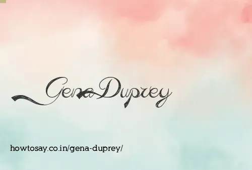 Gena Duprey