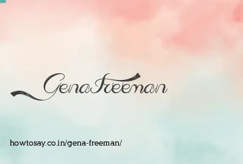 Gena Freeman