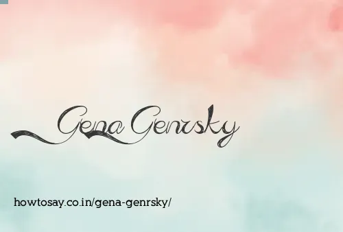 Gena Genrsky