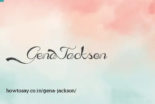 Gena Jackson