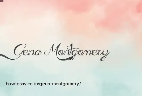 Gena Montgomery