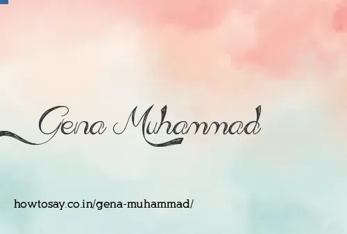 Gena Muhammad