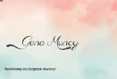 Gena Muncy