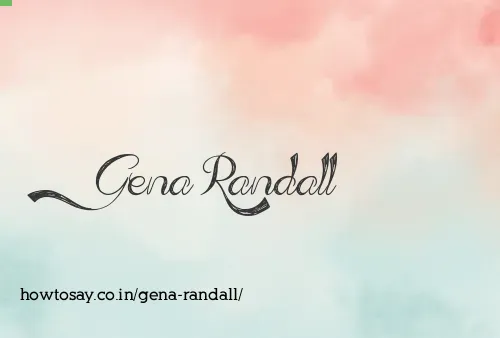 Gena Randall