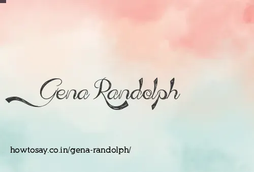Gena Randolph