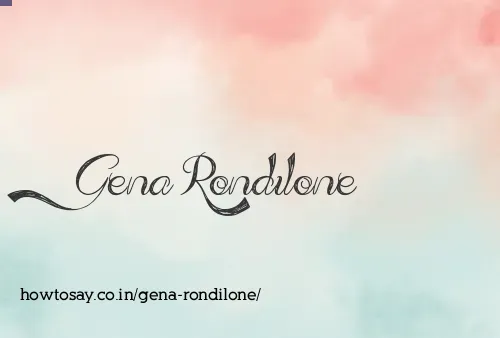 Gena Rondilone