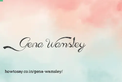 Gena Wamsley