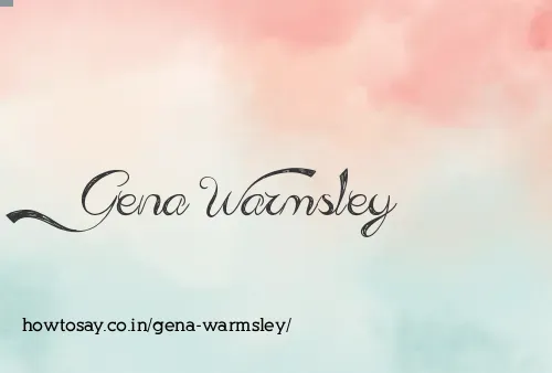 Gena Warmsley