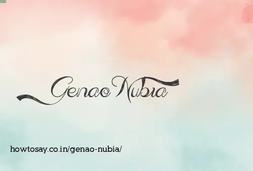 Genao Nubia
