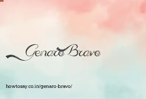 Genaro Bravo