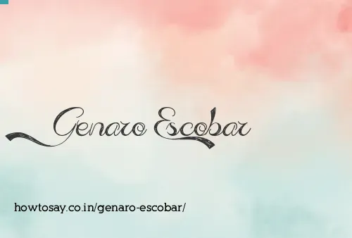 Genaro Escobar