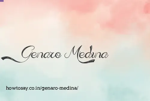 Genaro Medina