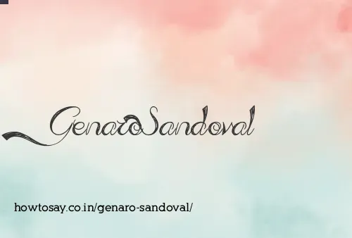 Genaro Sandoval