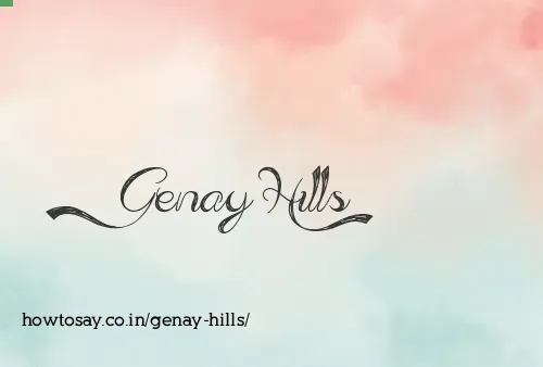 Genay Hills