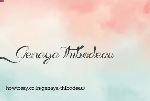 Genaya Thibodeau