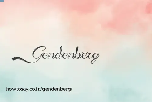 Gendenberg