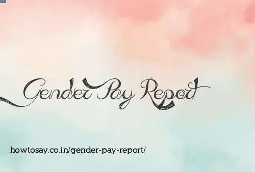 Gender Pay Report