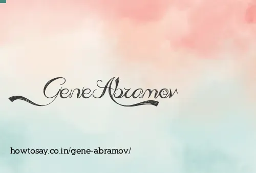 Gene Abramov