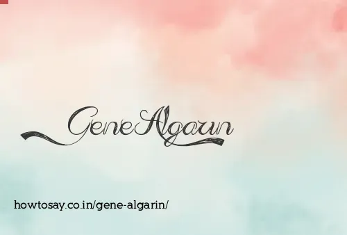 Gene Algarin