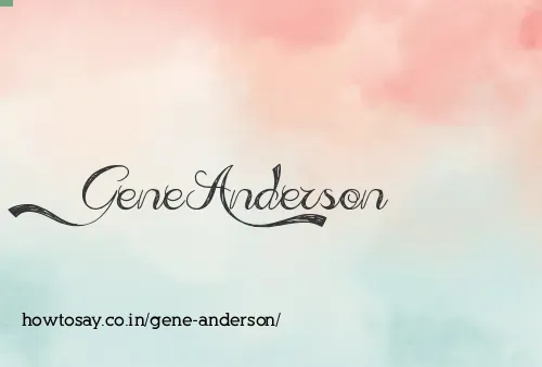 Gene Anderson