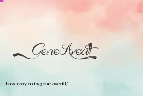 Gene Averitt
