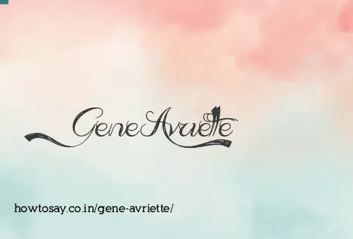 Gene Avriette