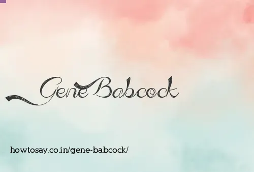 Gene Babcock