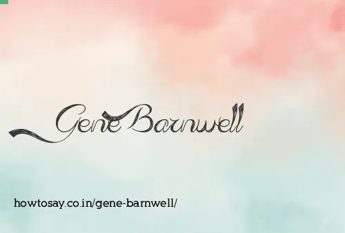 Gene Barnwell
