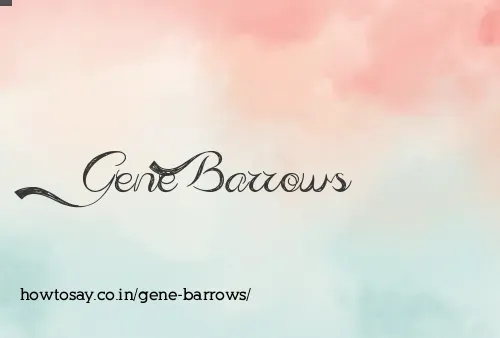 Gene Barrows