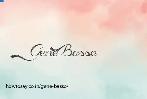Gene Basso