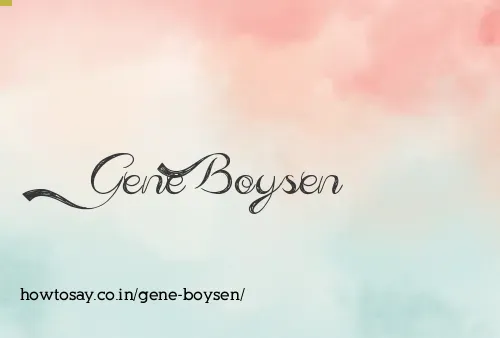 Gene Boysen