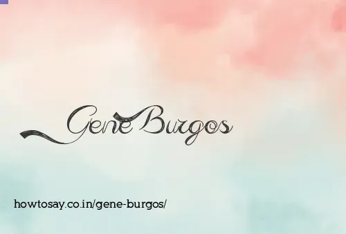 Gene Burgos