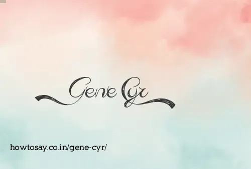 Gene Cyr