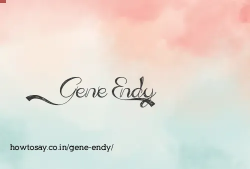 Gene Endy