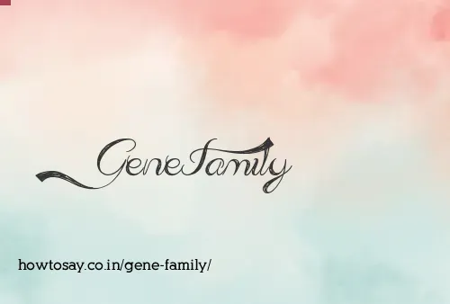 Gene Family