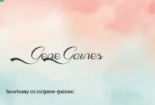 Gene Gaines