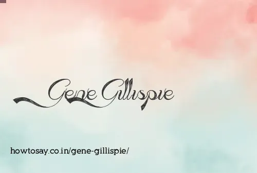 Gene Gillispie