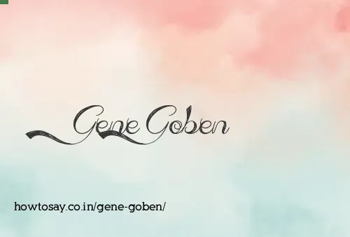 Gene Goben