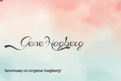 Gene Hagberg