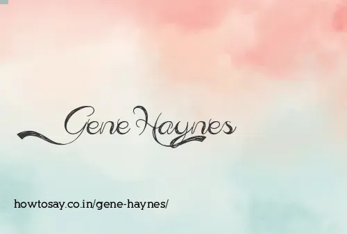 Gene Haynes