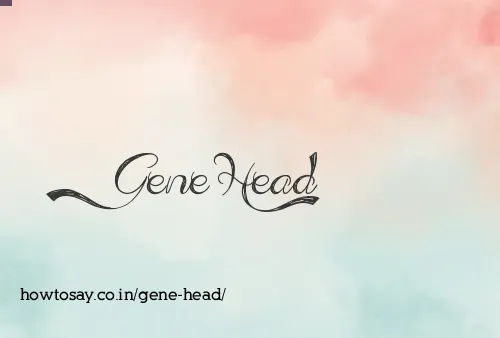 Gene Head