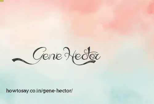 Gene Hector