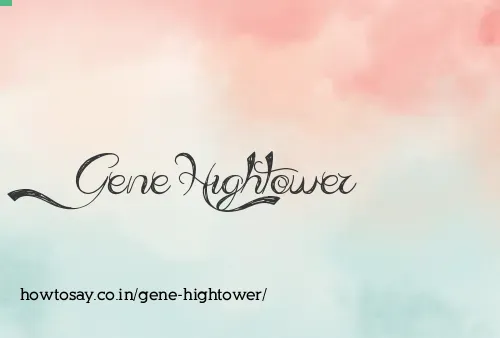Gene Hightower