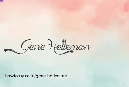 Gene Holleman