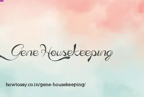 Gene Housekeeping