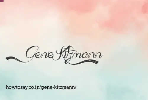 Gene Kitzmann