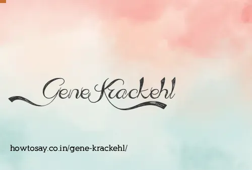 Gene Krackehl