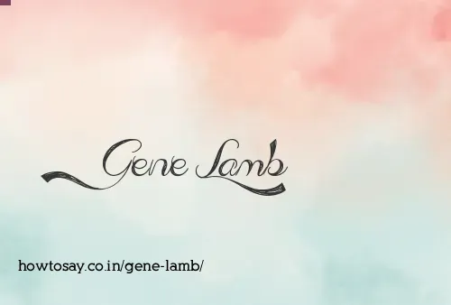 Gene Lamb