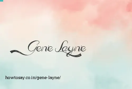 Gene Layne